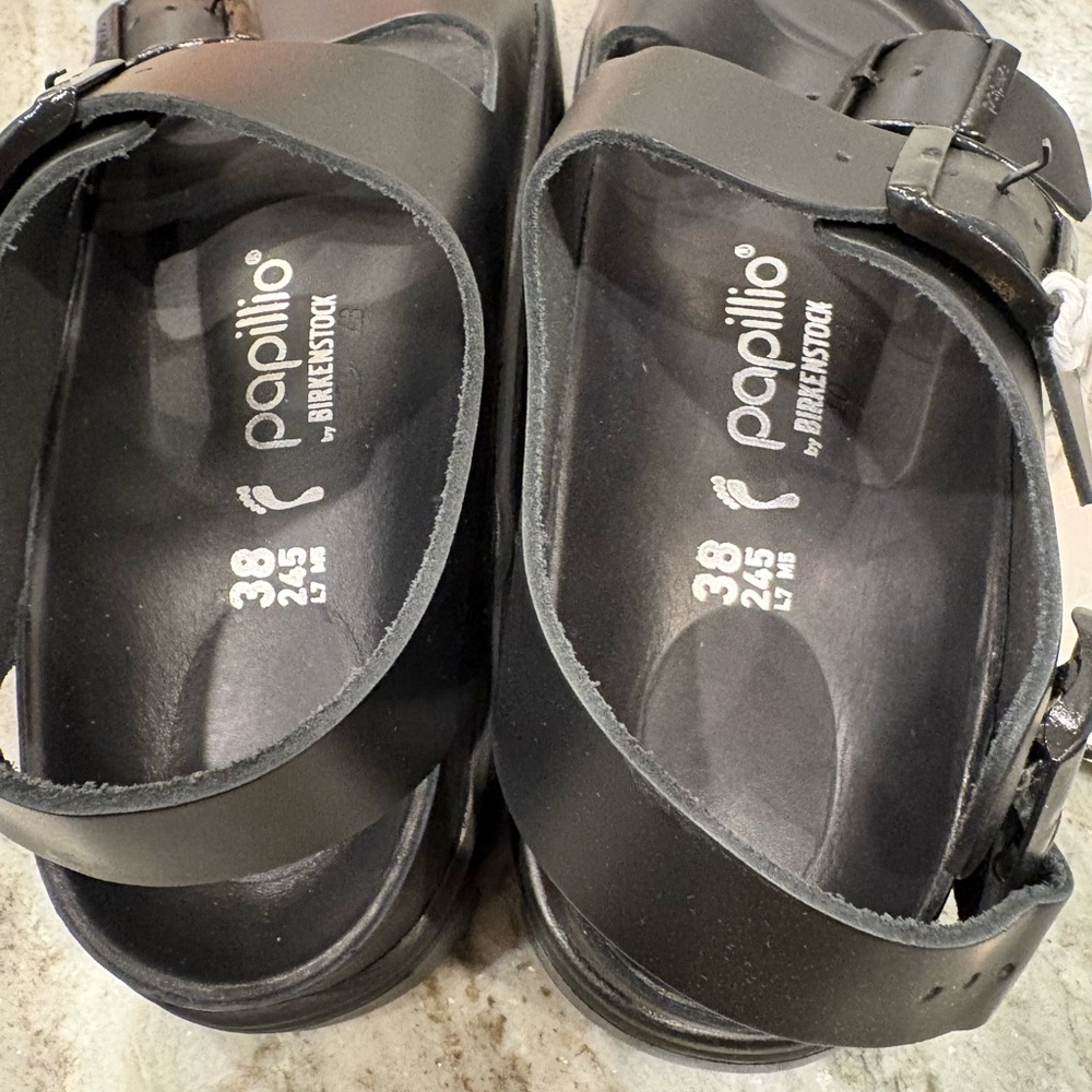 Papillio by Birkenstock Milano Chunky Exquisite Sandal 38 NEW - Picture 4 of 8